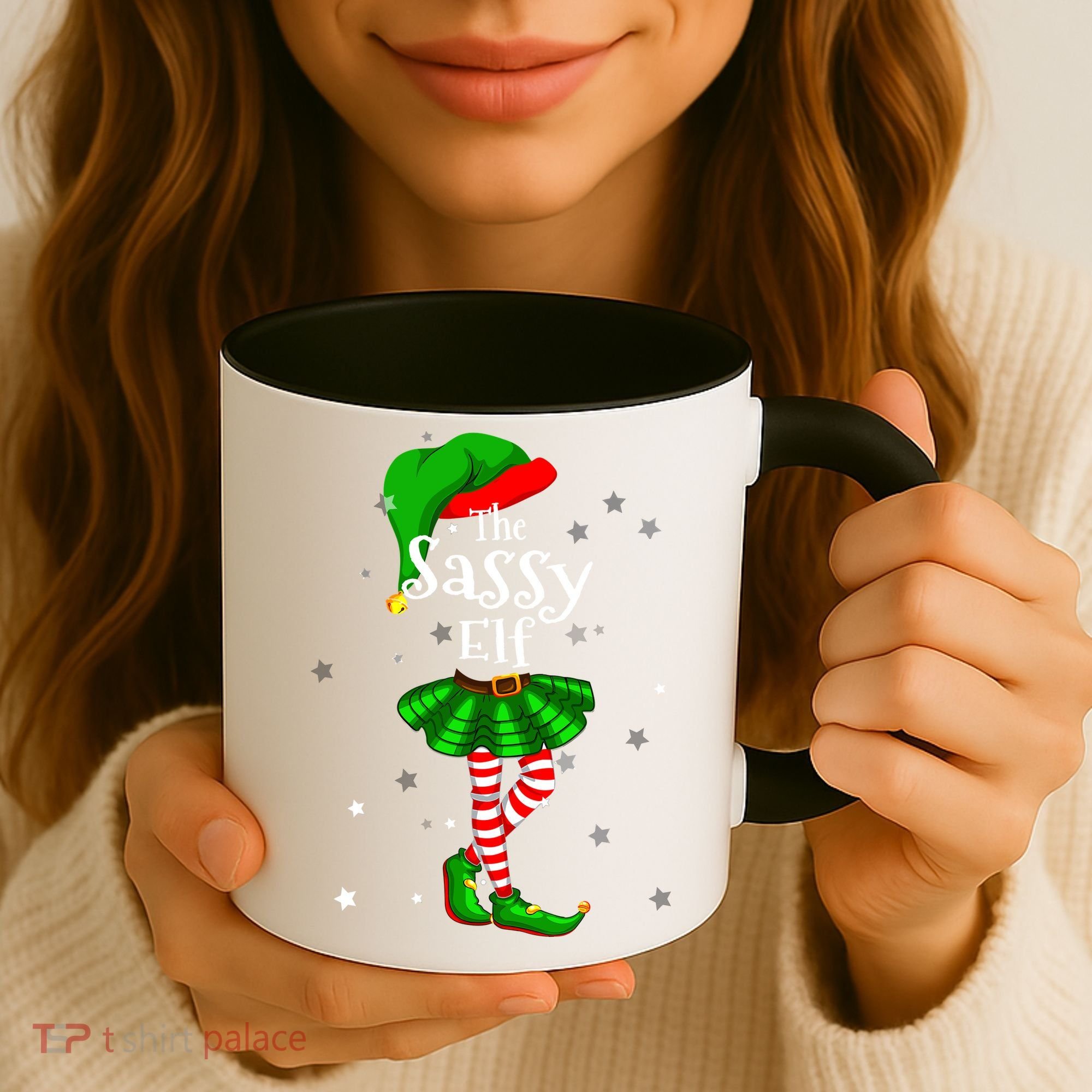 Im The Sassy Elf Matching Christmas Costume Coffee Mug