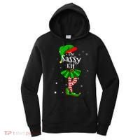 Im The Sassy Elf Matching Christmas Costume Women's Hoodie thumb 0