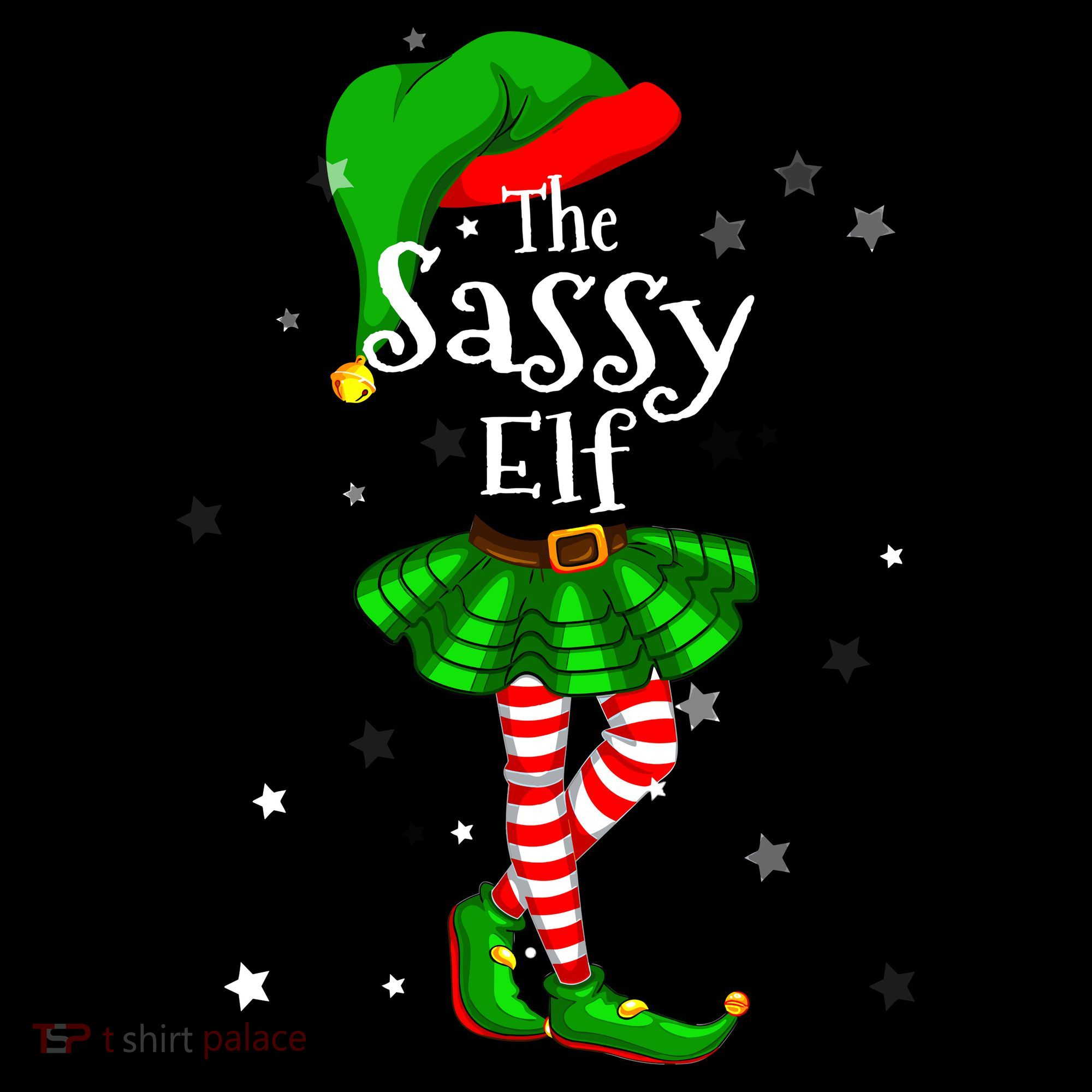 Im The Sassy Elf Matching Christmas Costume Women's Hoodie