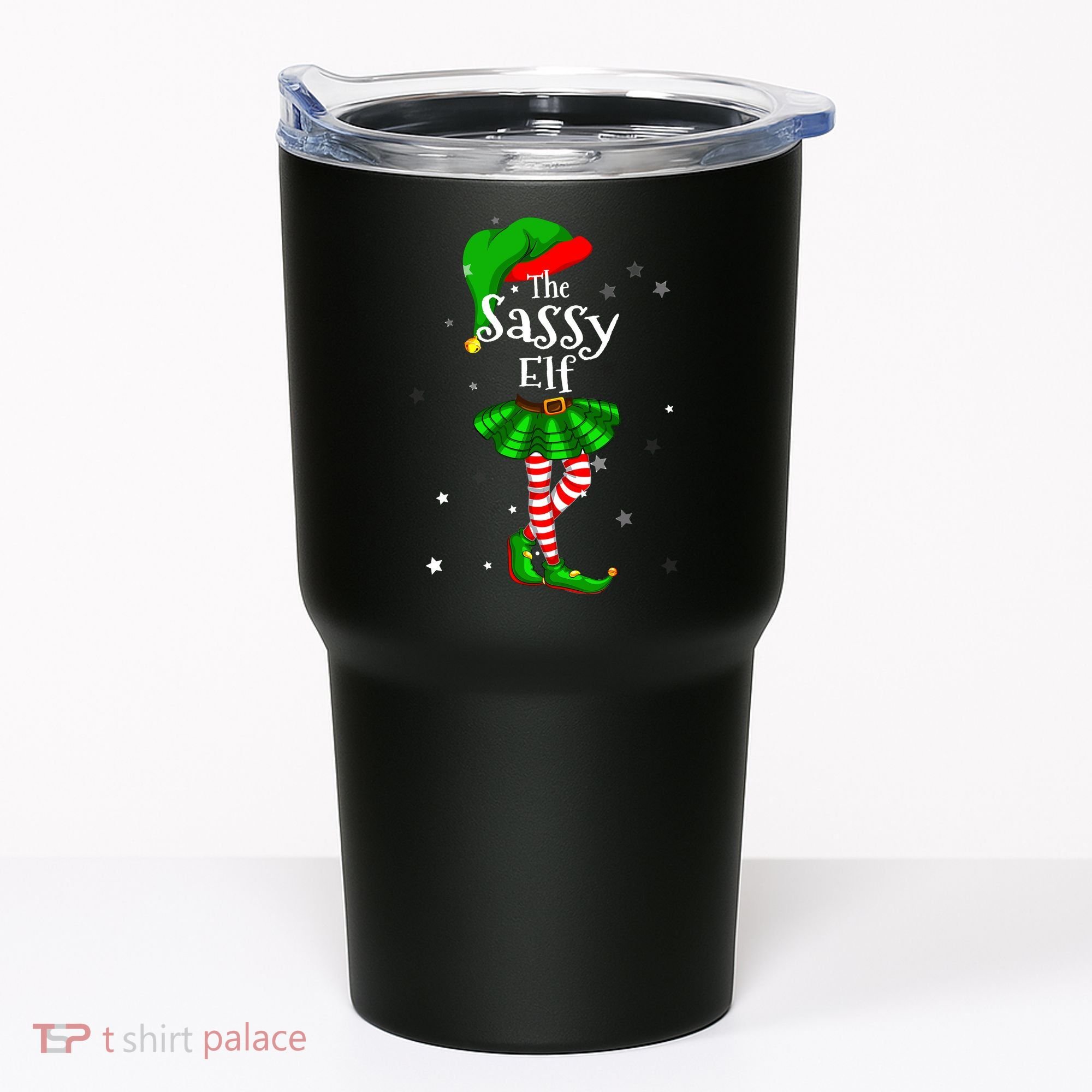 Im The Sassy Elf Matching Christmas Costume Tumbler