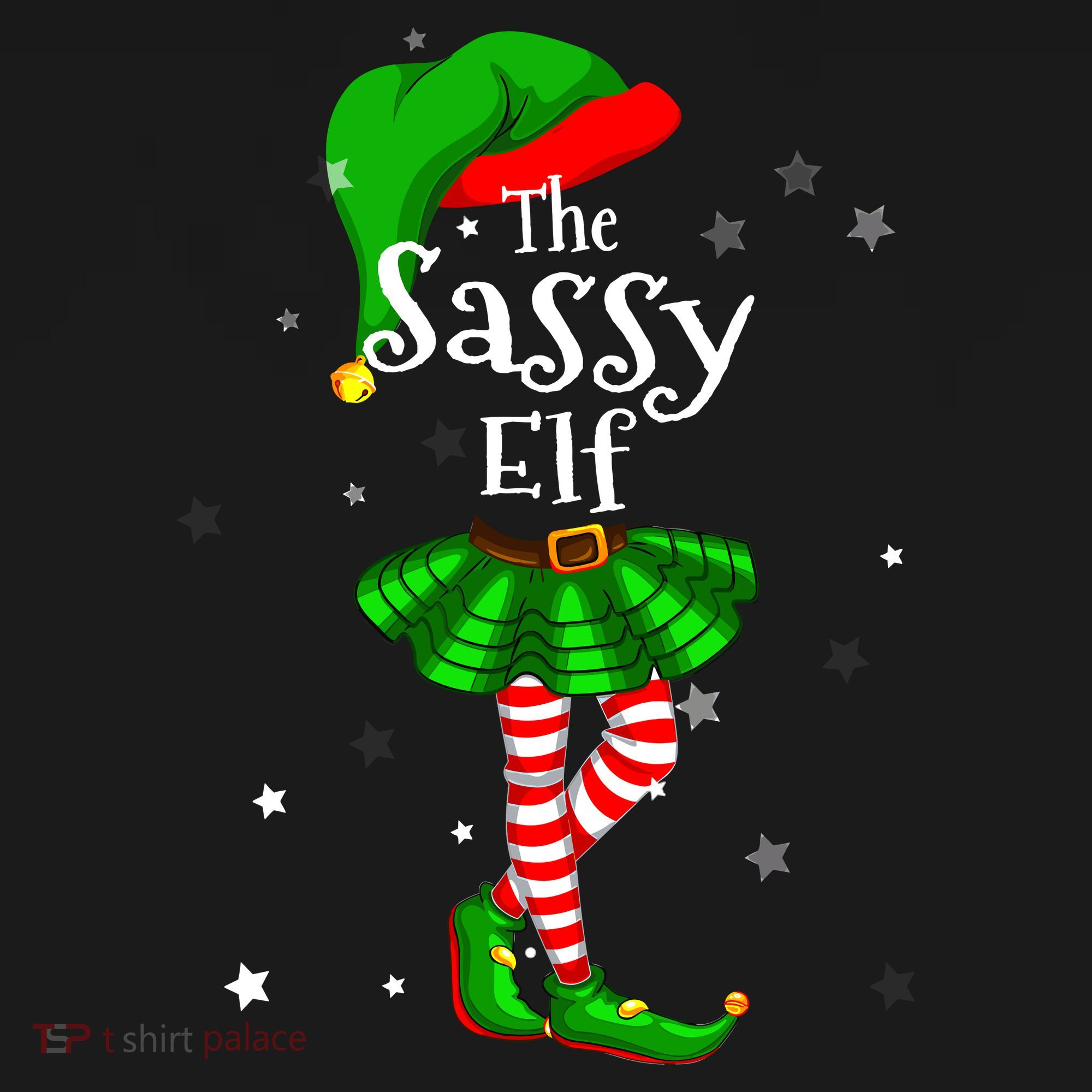 Im The Sassy Elf Matching Christmas Costume Mousepad