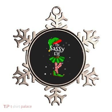 Im The Sassy Elf Matching Christmas Costume Ornament