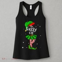 Im The Sassy Elf Matching Christmas Costume Women's Tank Top thumb 3