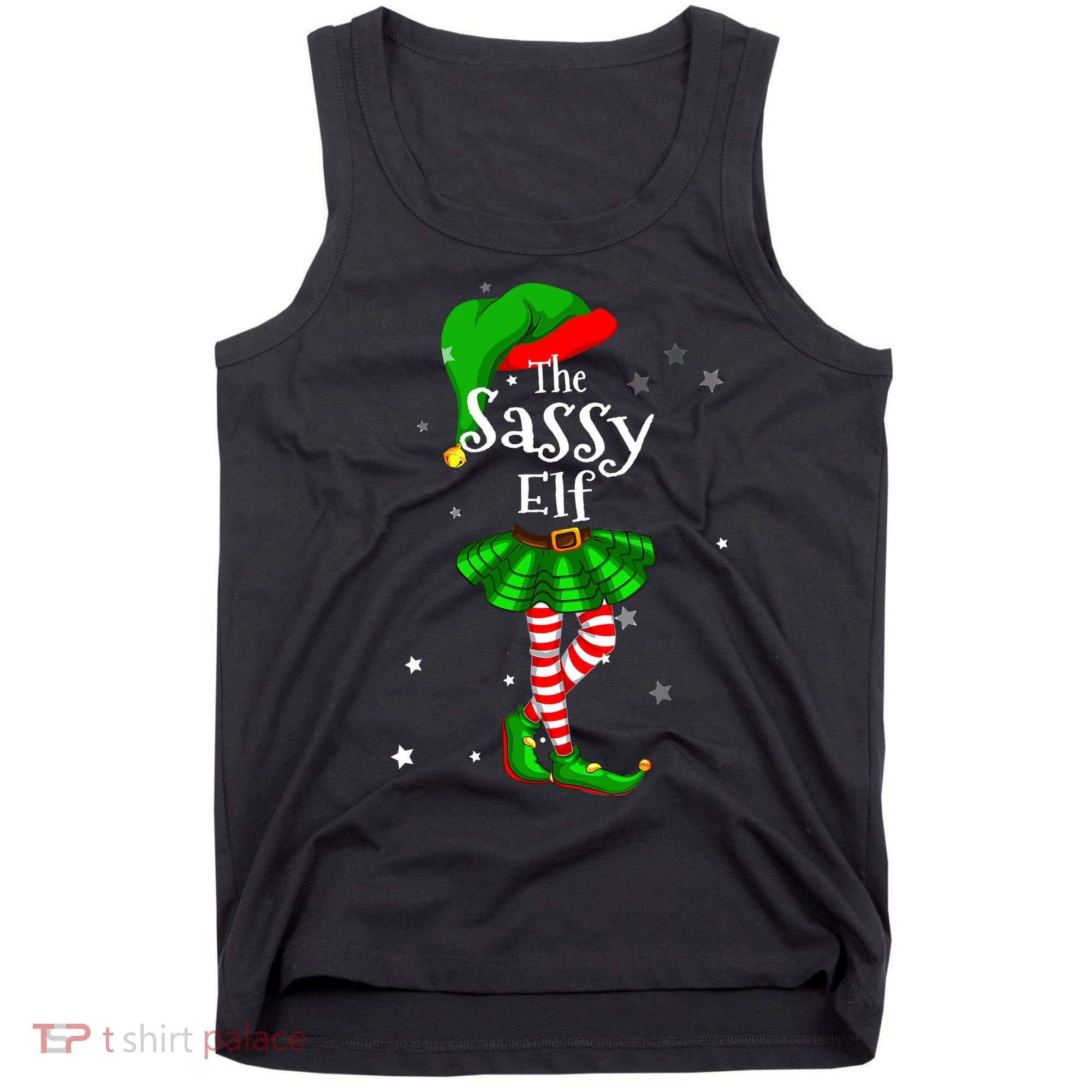 Im The Sassy Elf Matching Christmas Costume Tank Top