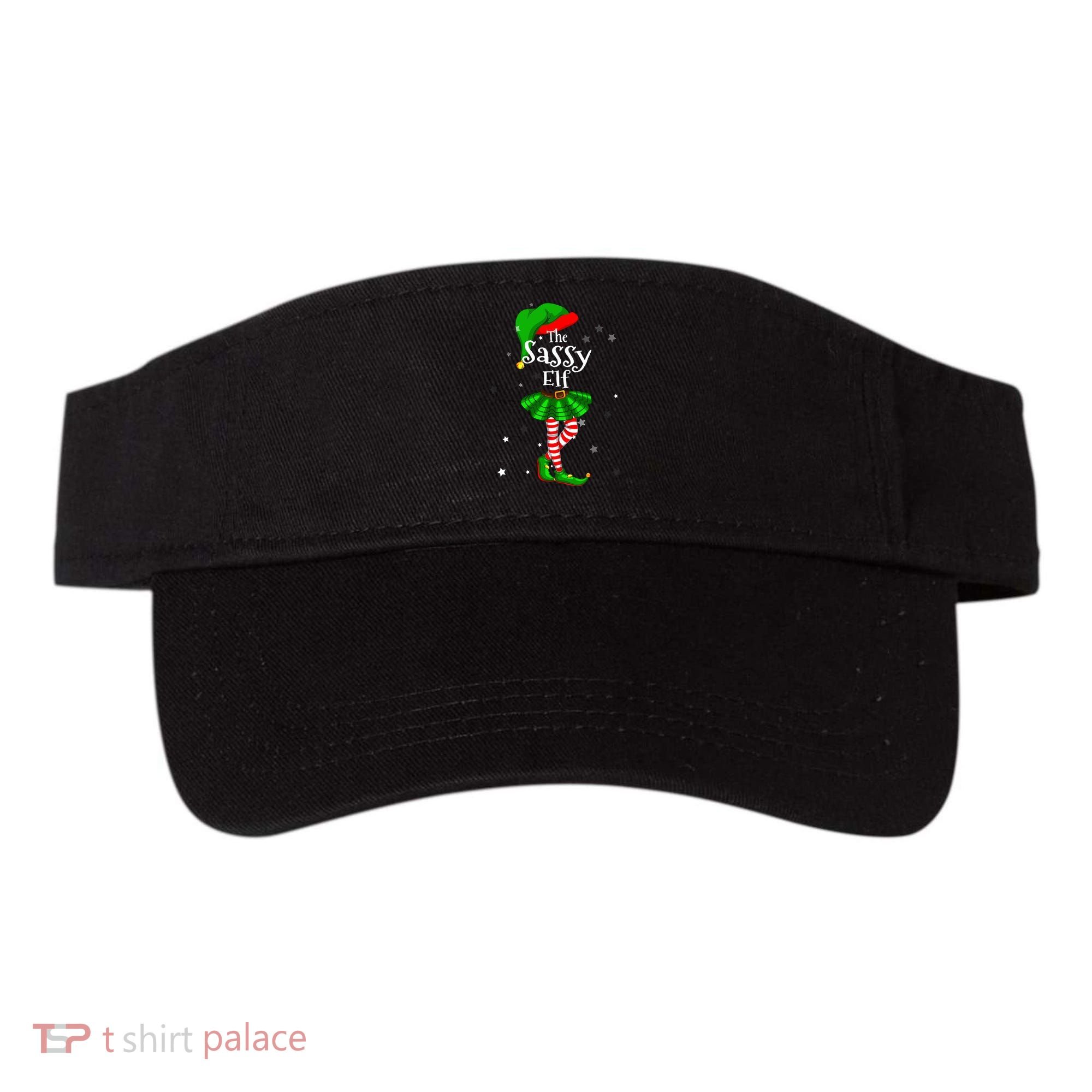 Im The Sassy Elf Matching Christmas Costume Visor