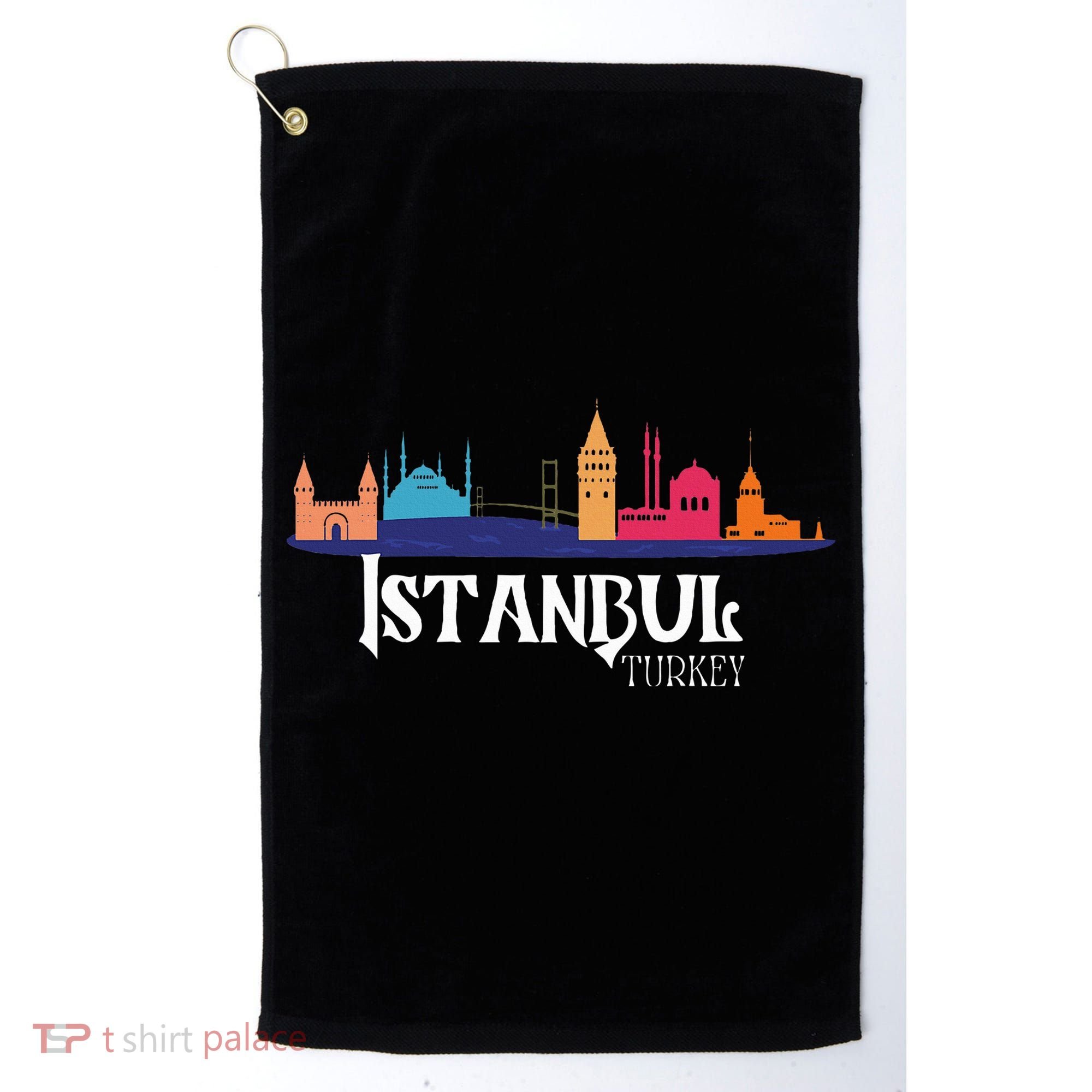 Istanbul Turkey Souvenir Golf Towel