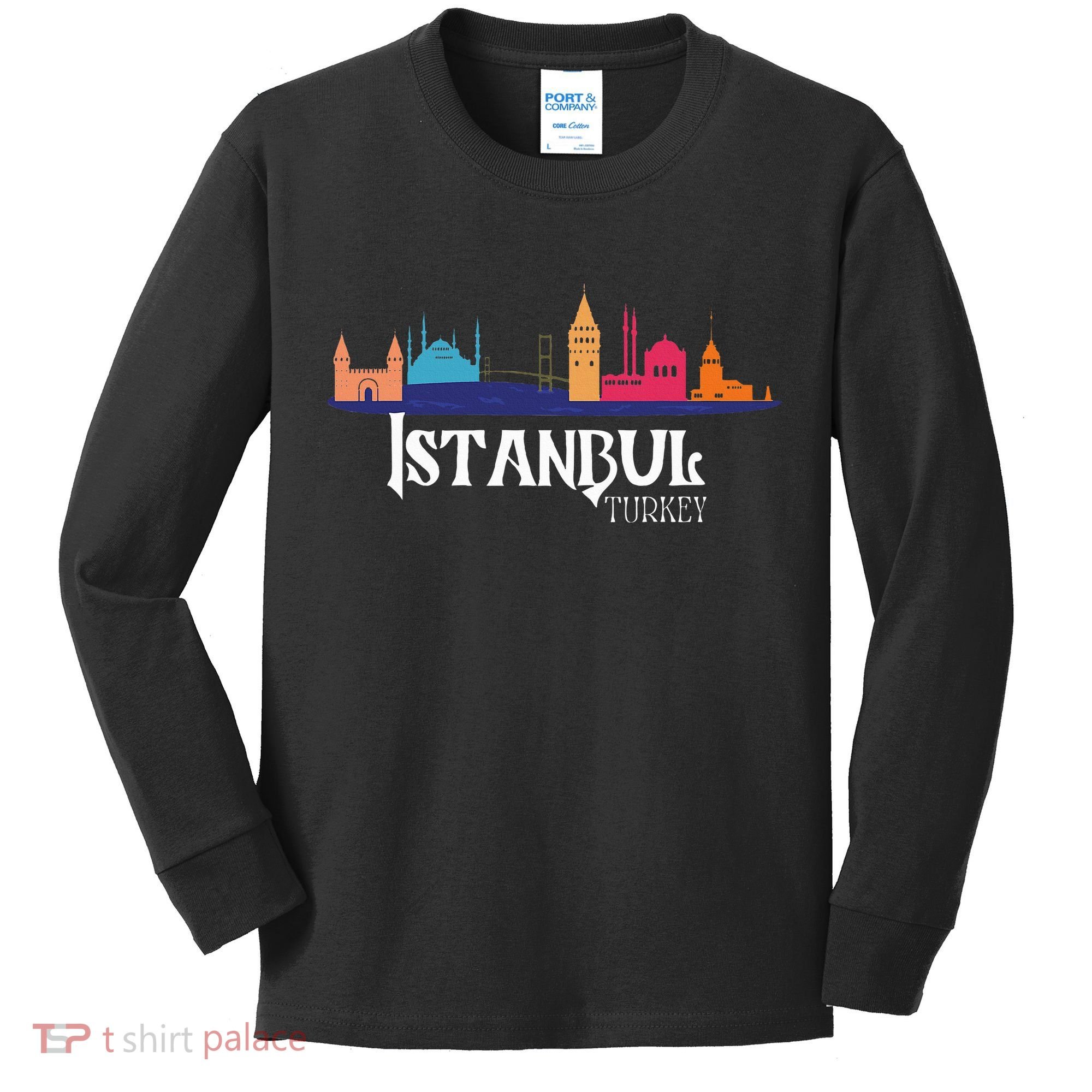 Istanbul Turkey Souvenir Kids Long Sleeve Shirt