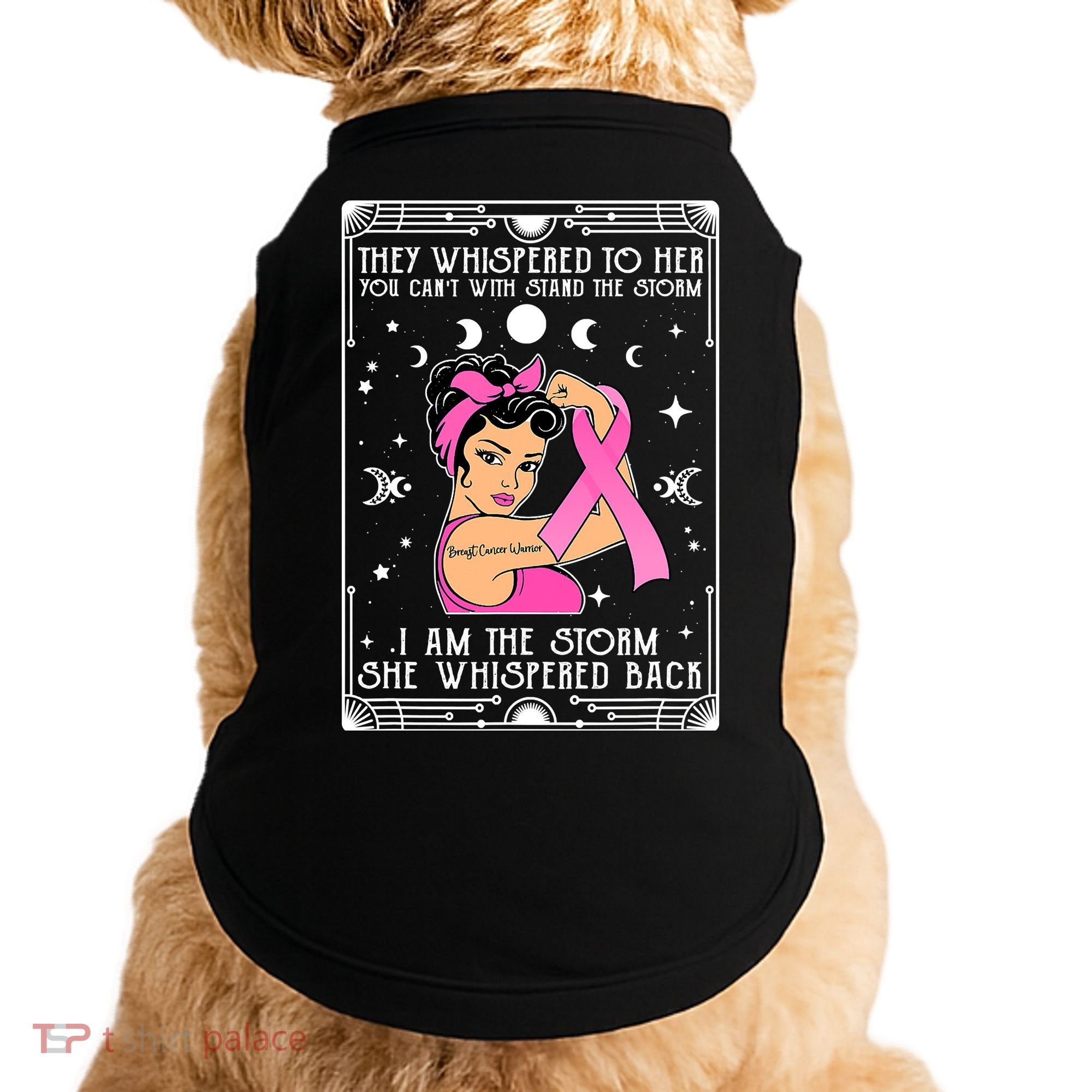 I'm The Storm Strong Womens Survivor Funny Breast Cancer Doggie Tank