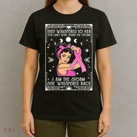 I'm The Storm Strong Womens Survivor Funny Breast Cancer T-Shirt thumb 4