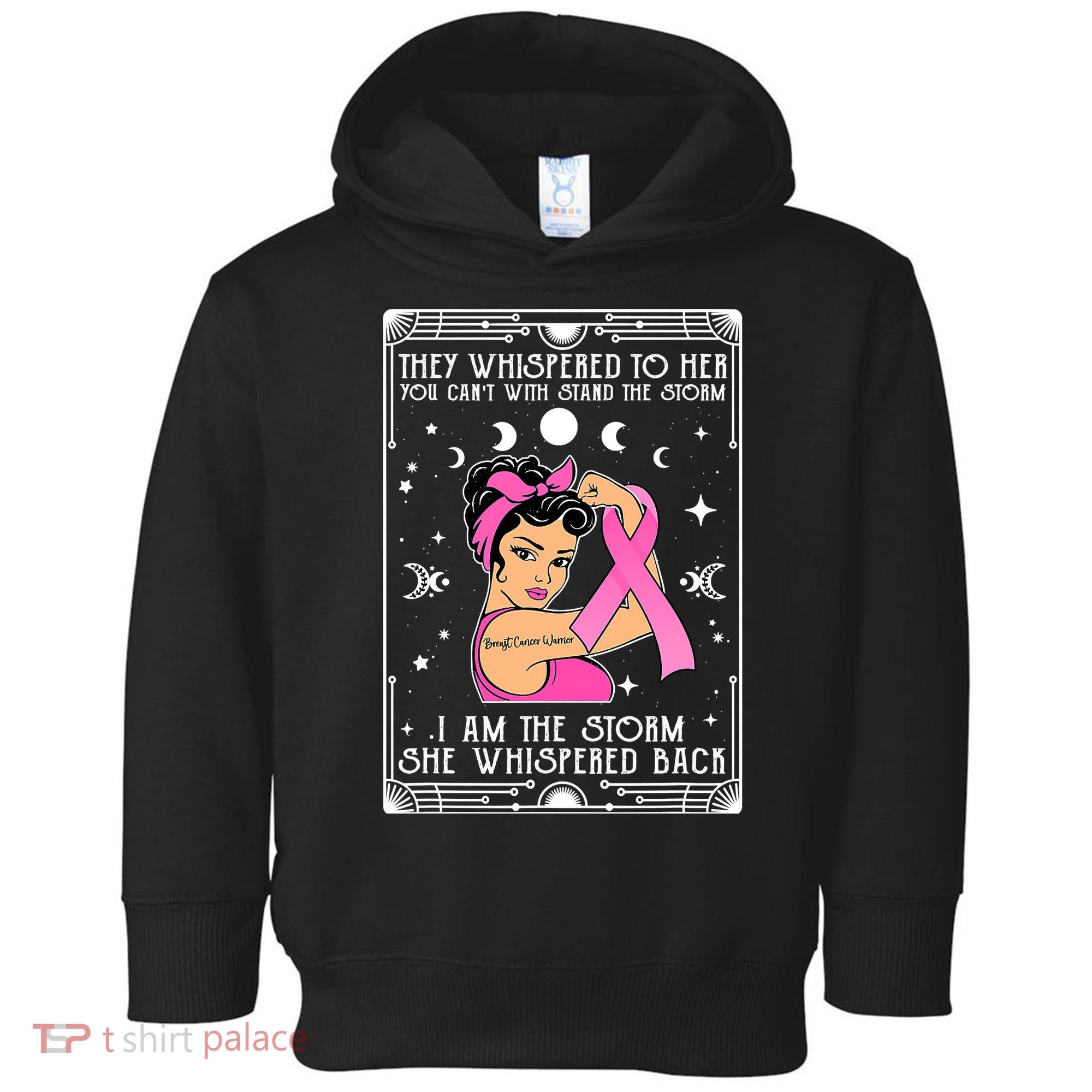 I'm The Storm Strong Womens Survivor Funny Breast Cancer Toddler Hoodie