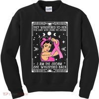 I'm The Storm Strong Womens Survivor Funny Breast Cancer Kids Sweatshirt thumb 0