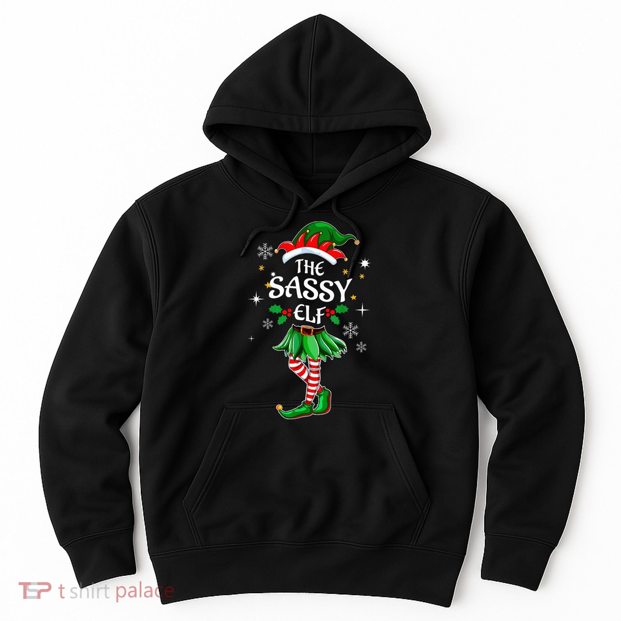 I'm The Sassy Elf Cute Family Christmas Matching  Hoodie