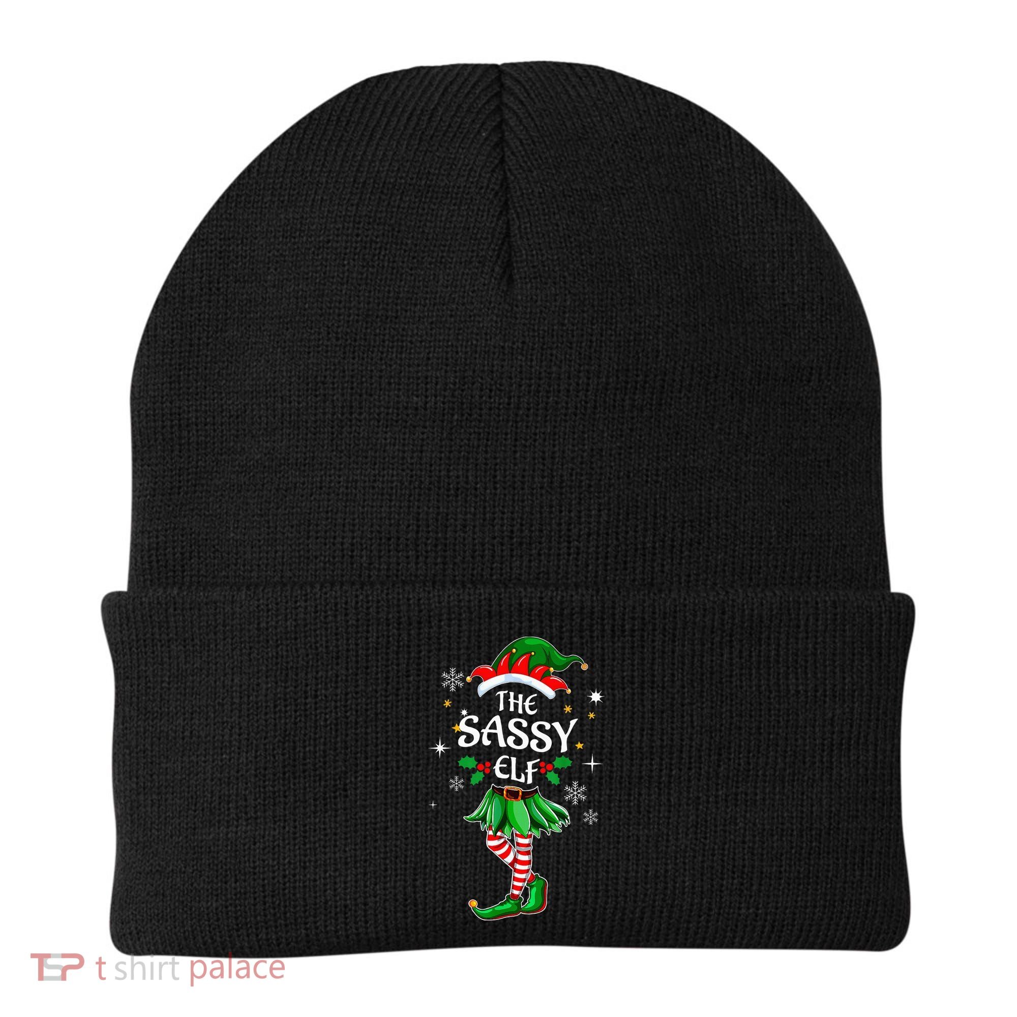 I'm The Sassy Elf Cute Family Christmas Matching  Beanie