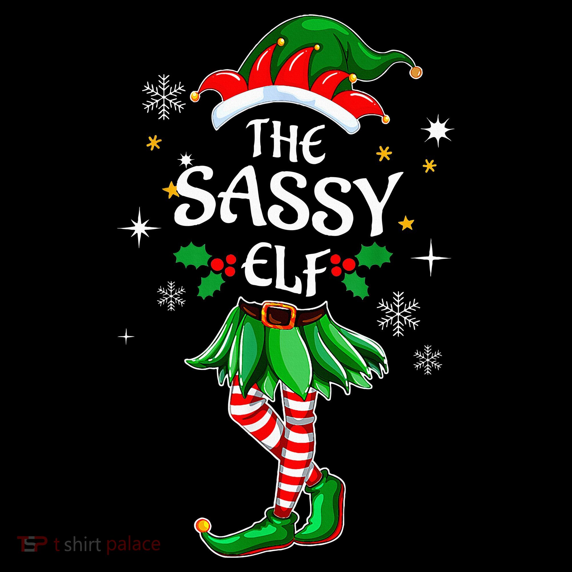 I'm The Sassy Elf Cute Family Christmas Matching  Mousepad
