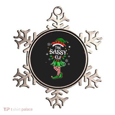 I'm The Sassy Elf Cute Family Christmas Matching  Ornament