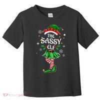 I'm The Sassy Elf Cute Family Christmas Matching  Toddler T-Shirt thumb 0