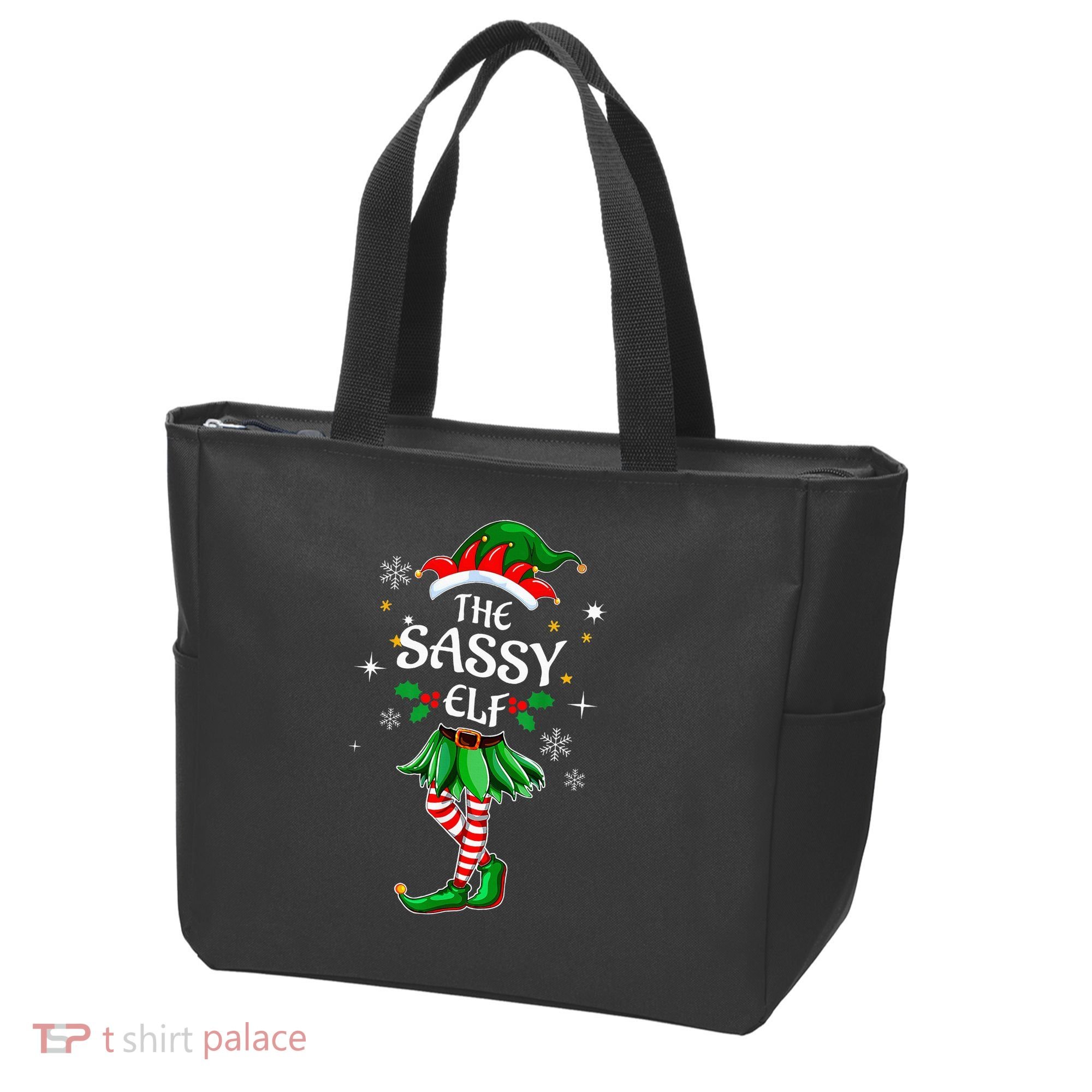 I'm The Sassy Elf Cute Family Christmas Matching  Tote Bag