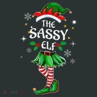 I'm The Sassy Elf Cute Family Christmas Matching  Infant Baby Jersey Bodysuit thumb 2