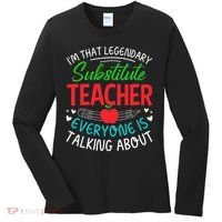 Im That Substitute Teacher Appreciation Teaching School Women's Long Sleeve Shirt thumb 0