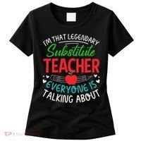 Im That Substitute Teacher Appreciation Teaching School Women's T-Shirt thumb 0