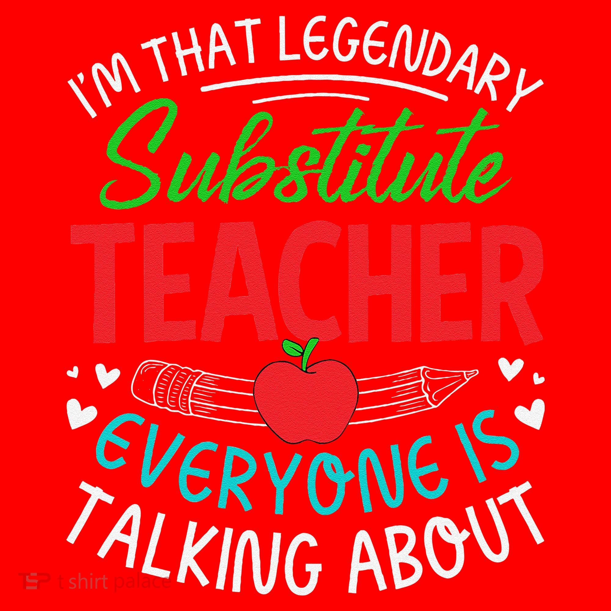 Im That Substitute Teacher Appreciation Teaching School Santa Hat