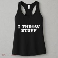 I Throw Stuff Shot Put Athlete Throwing Women's Tank Top thumb 3