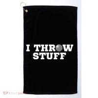 I Throw Stuff Shot Put Athlete Throwing Golf Towel thumb 0