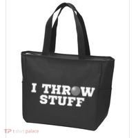 I Throw Stuff Shot Put Athlete Throwing Tote Bag thumb 3