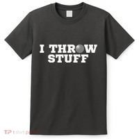 I Throw Stuff Shot Put Athlete Throwing T-Shirt thumb 0