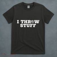 I Throw Stuff Shot Put Athlete Throwing T-Shirt thumb 4