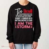 I'm The Storm Breast Cancer Women's Sweatshirt thumb 0