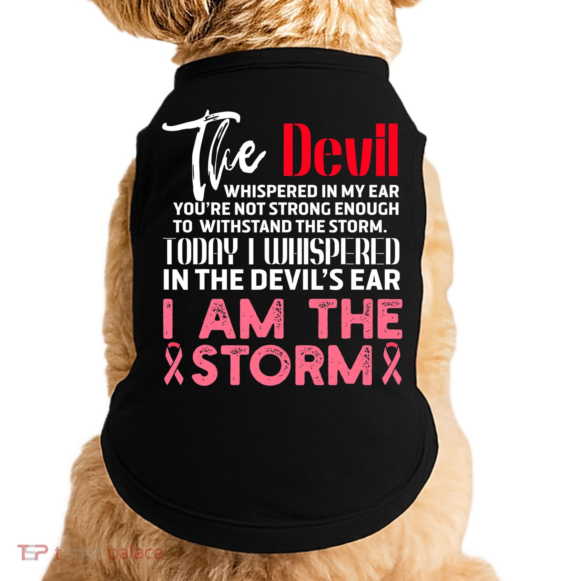 I'm The Storm Breast Cancer Doggie Tank