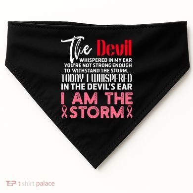 I'm The Storm Breast Cancer USA-Made Doggie Bandana
