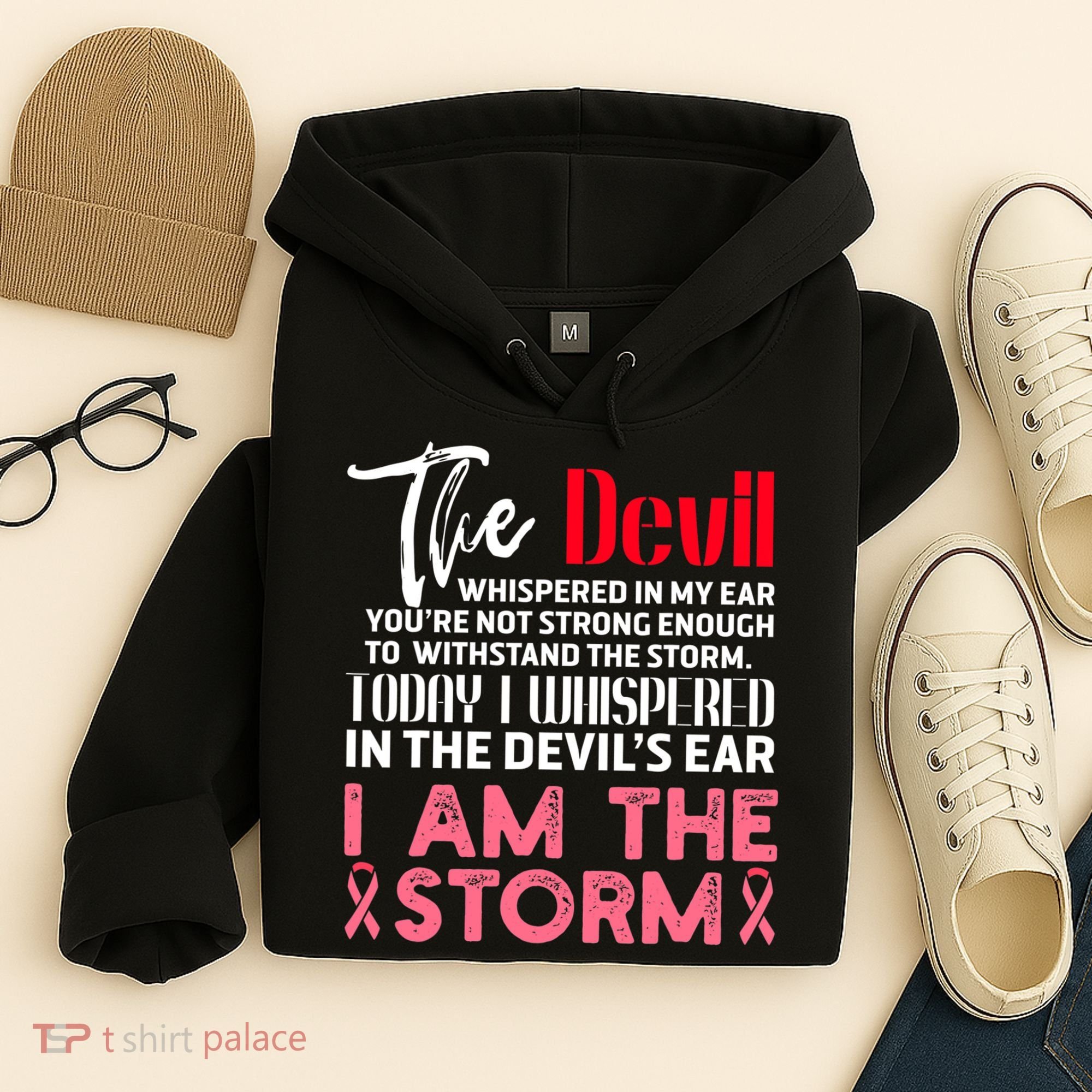 I'm The Storm Breast Cancer Hoodie