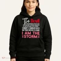 I'm The Storm Breast Cancer Hoodie thumb 5