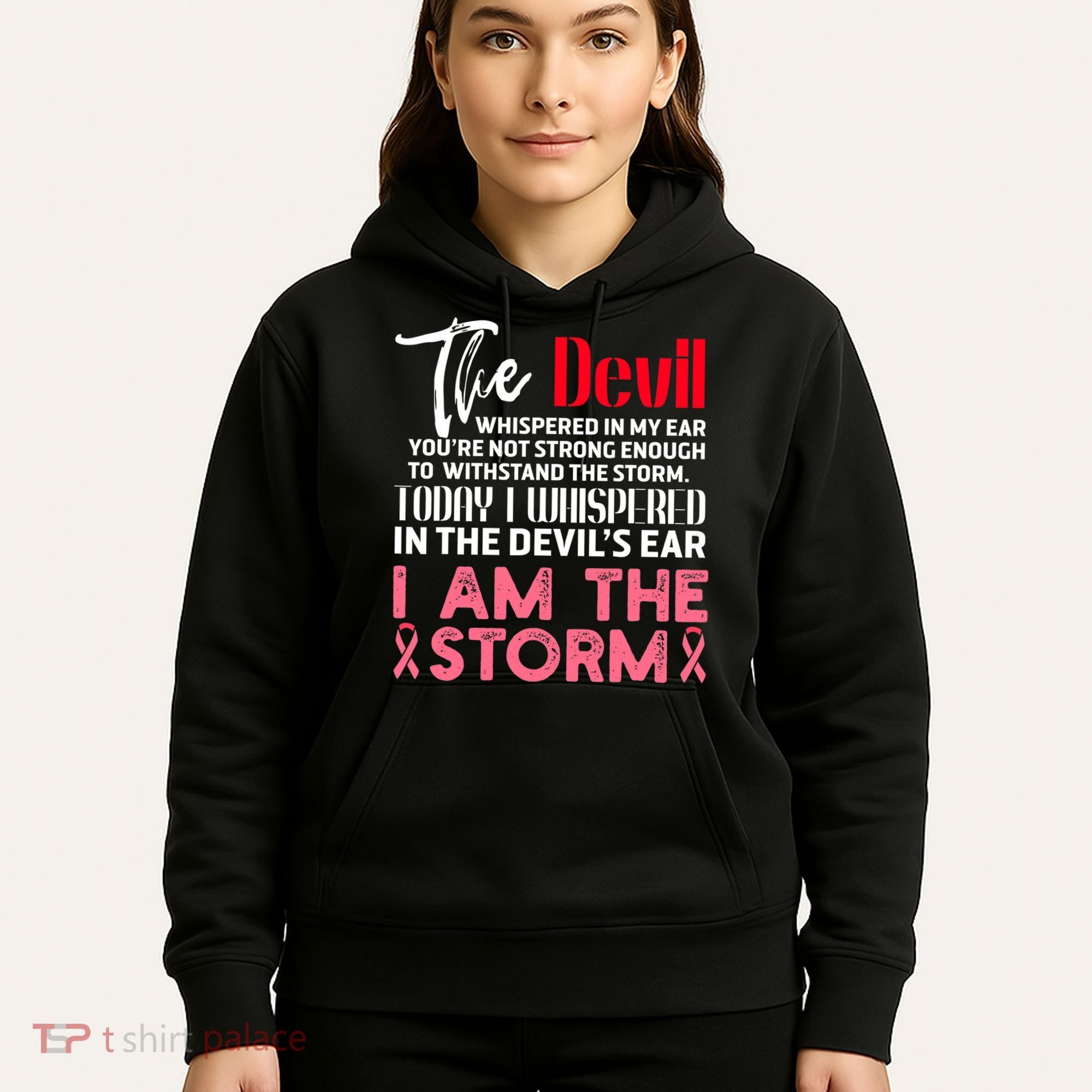 I'm The Storm Breast Cancer Hoodie