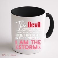 I'm The Storm Breast Cancer Coffee Mug thumb 1