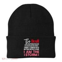 I'm The Storm Breast Cancer Beanie thumb 0