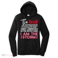 I'm The Storm Breast Cancer Women's Hoodie thumb 0