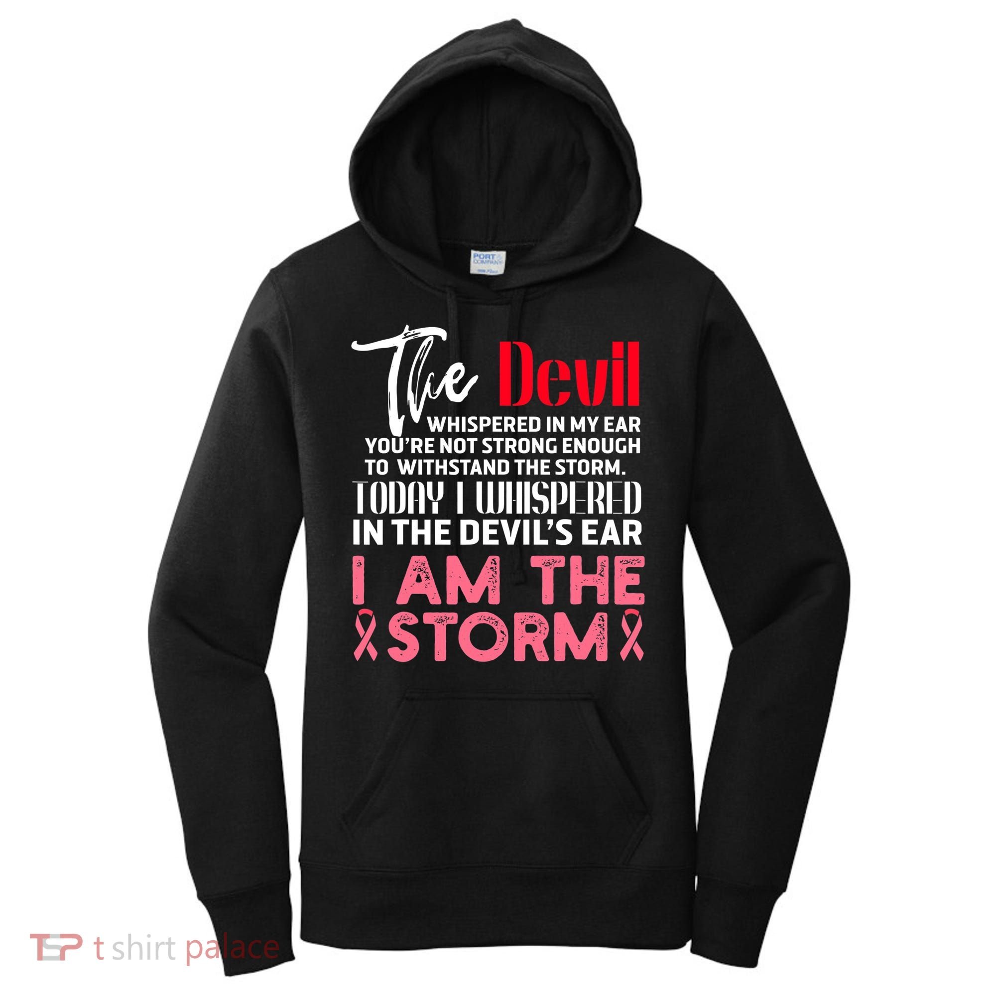 I'm The Storm Breast Cancer Women's Hoodie
