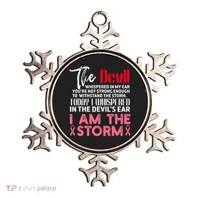 I'm The Storm Breast Cancer Ornament