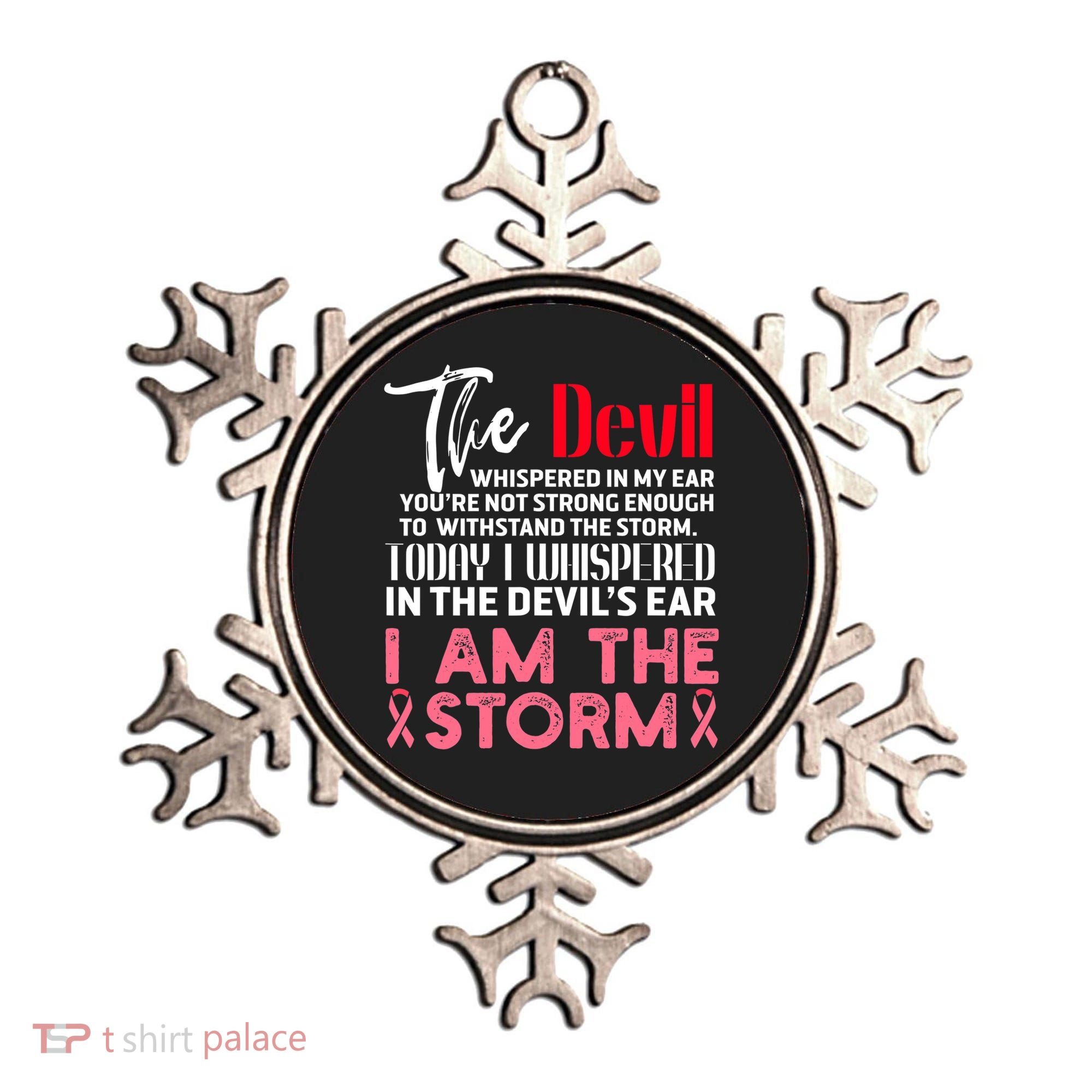 I'm The Storm Breast Cancer Ornament