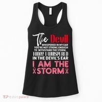 I'm The Storm Breast Cancer Women's Tank Top thumb 0