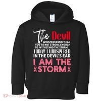I'm The Storm Breast Cancer Toddler Hoodie thumb 0