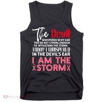I'm The Storm Breast Cancer Tank Top thumb 0