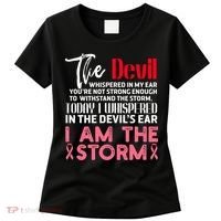 I'm The Storm Breast Cancer Women's T-Shirt thumb 0