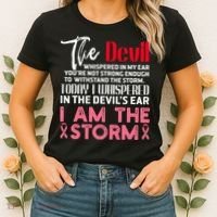 I'm The Storm Breast Cancer Women's T-Shirt thumb 2