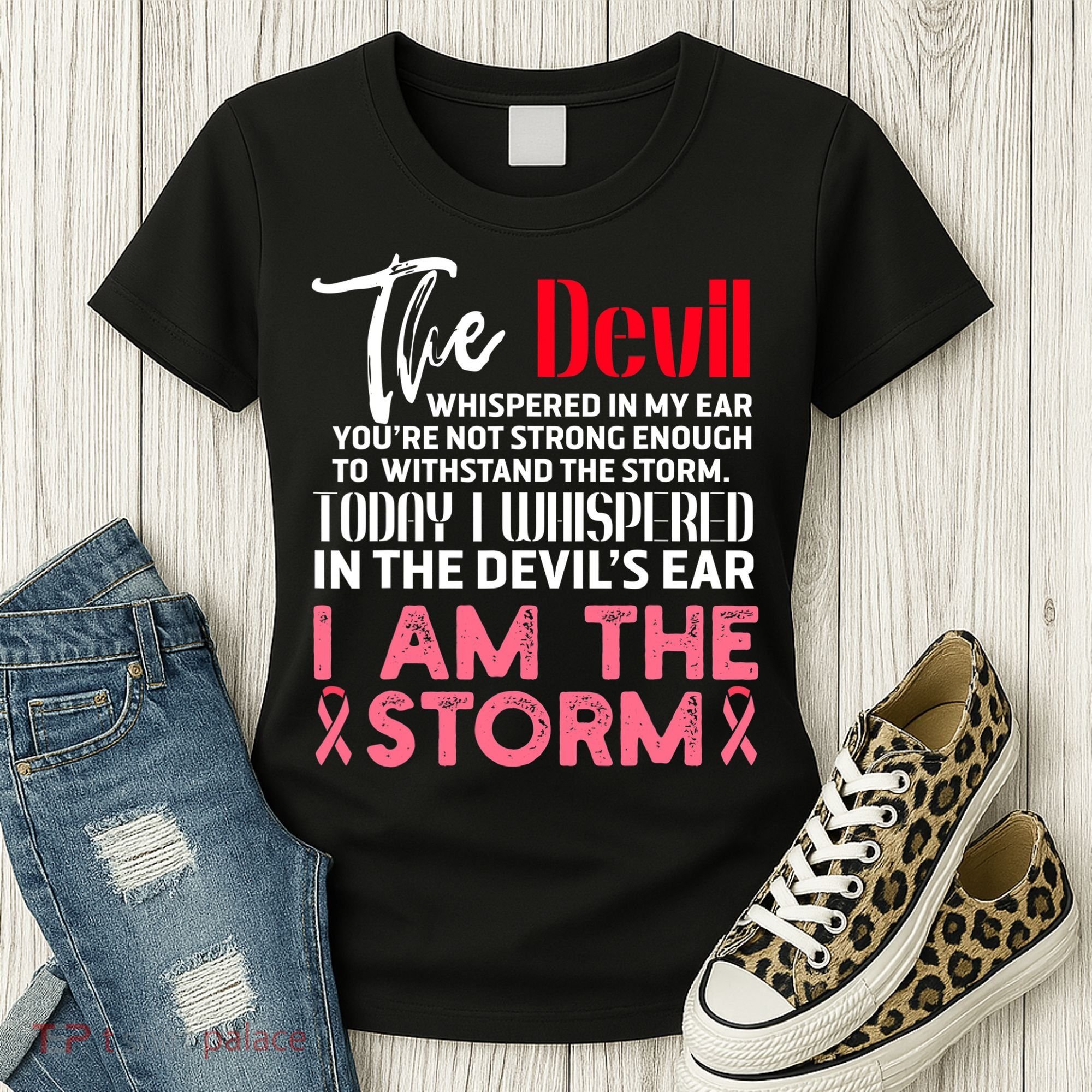I'm The Storm Breast Cancer Women's T-Shirt