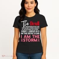 I'm The Storm Breast Cancer Women's T-Shirt thumb 4