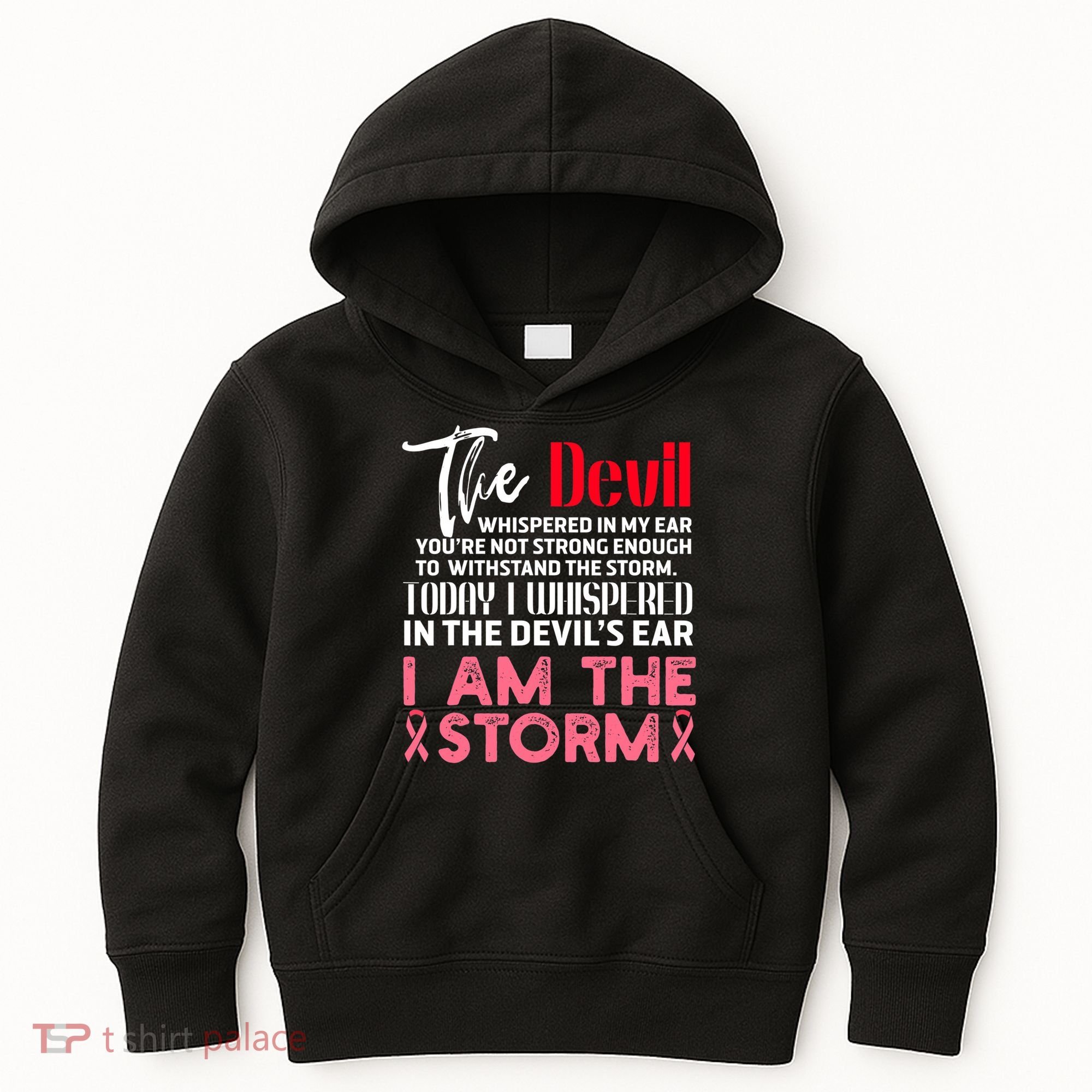 I'm The Storm Breast Cancer Kids Hoodie